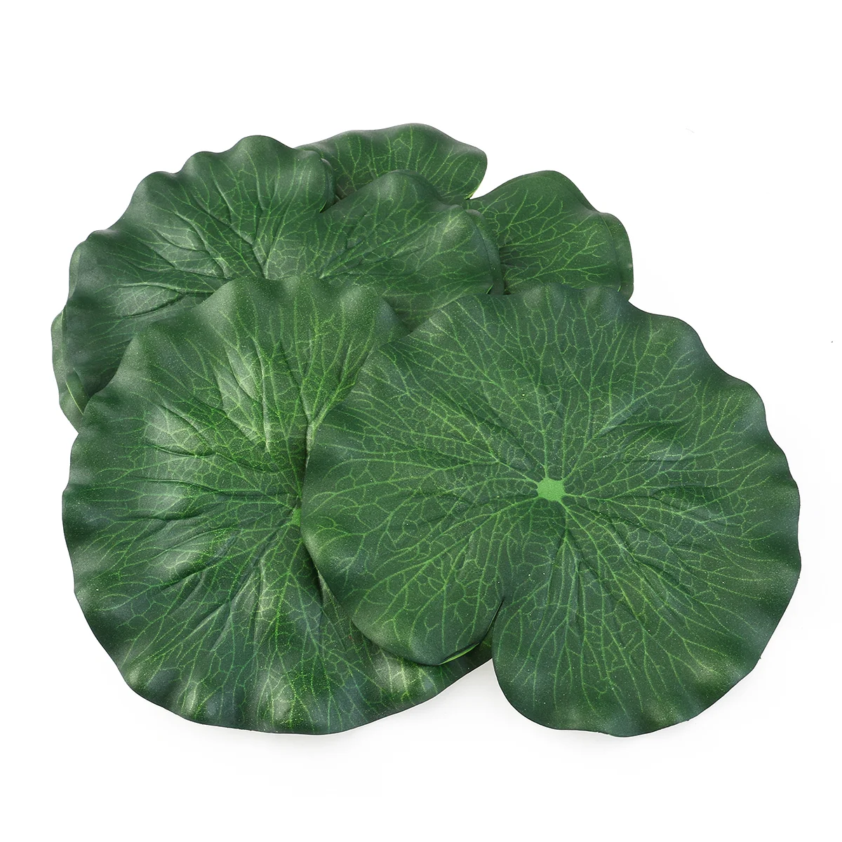 

Leaves Lily Floating Artificial Pads Pond Water Leaf Aquarium Pool Pad Decor Fake Ponds Foam Decoration Tank Flower Foliage