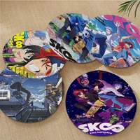 anime sk8 the infinity art dining chair cushion circular decoration seat for office desk buttocks pad