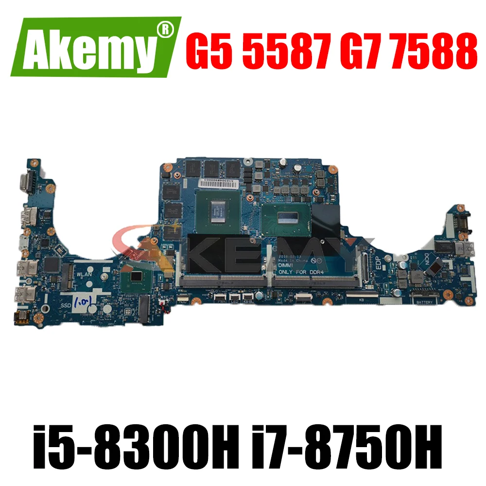 

New i5-8300H i7-8750H cpu GTX1060 6GB FOR DELL VOSTRO G5 5587 G7 7588 Laptop Motherboard LA-E994P CN-03TD2W CN-0HN90M Mainboard