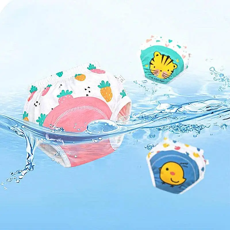 

Training Underwear Potty Underwear TPU Layer Prevent Urine Leakage Comfy And Thick Cotton Potty Training Underwear For Girls