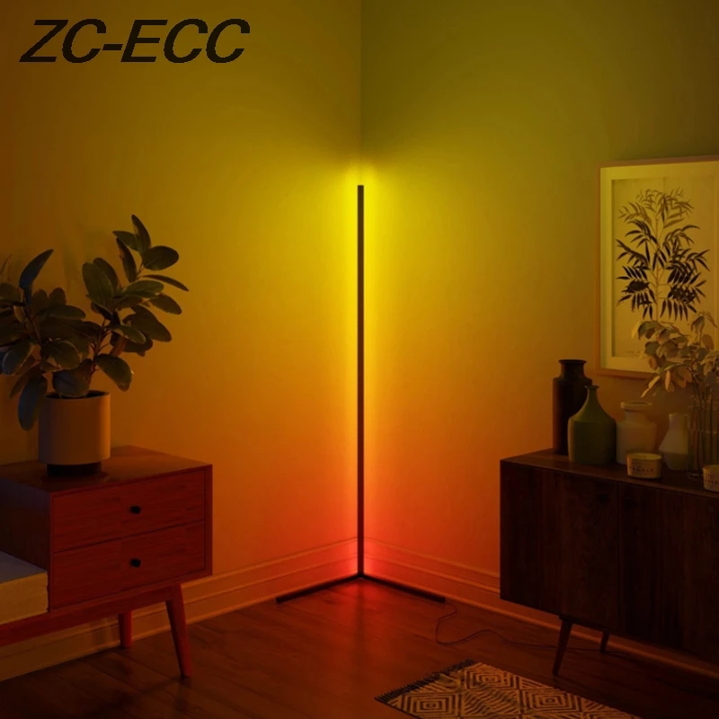 

Nordic Led Floor Lamp for Living Room Bedroom Bedside Dimming Lighting Restaurant Bar Cafe Standing Lamps Corner Light Fixtures