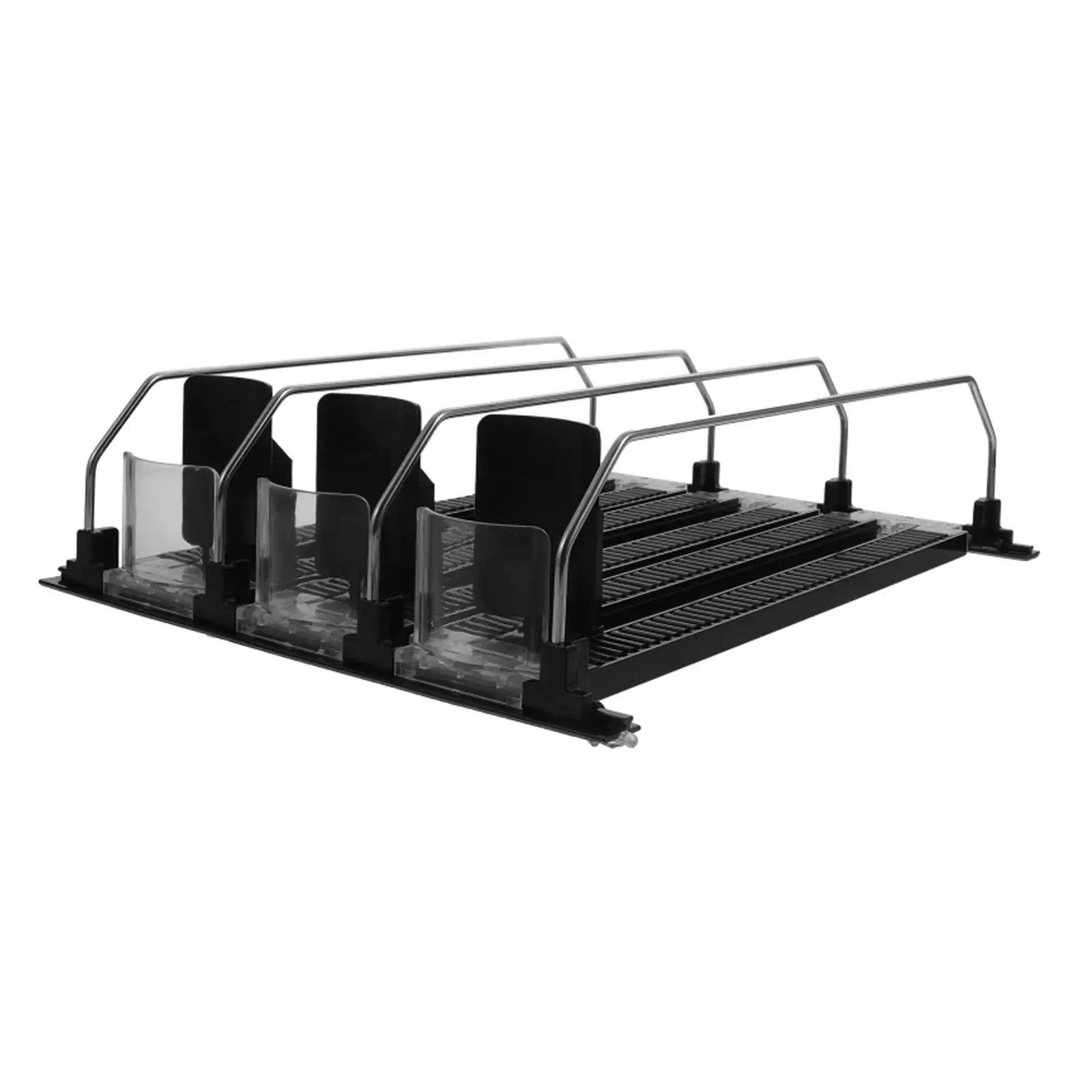 

Самонажимающаяся кухонная подставка для воды, напитков, органайзер для напитков, толкатель, держатель, скользящая стойка для холодильника, ...