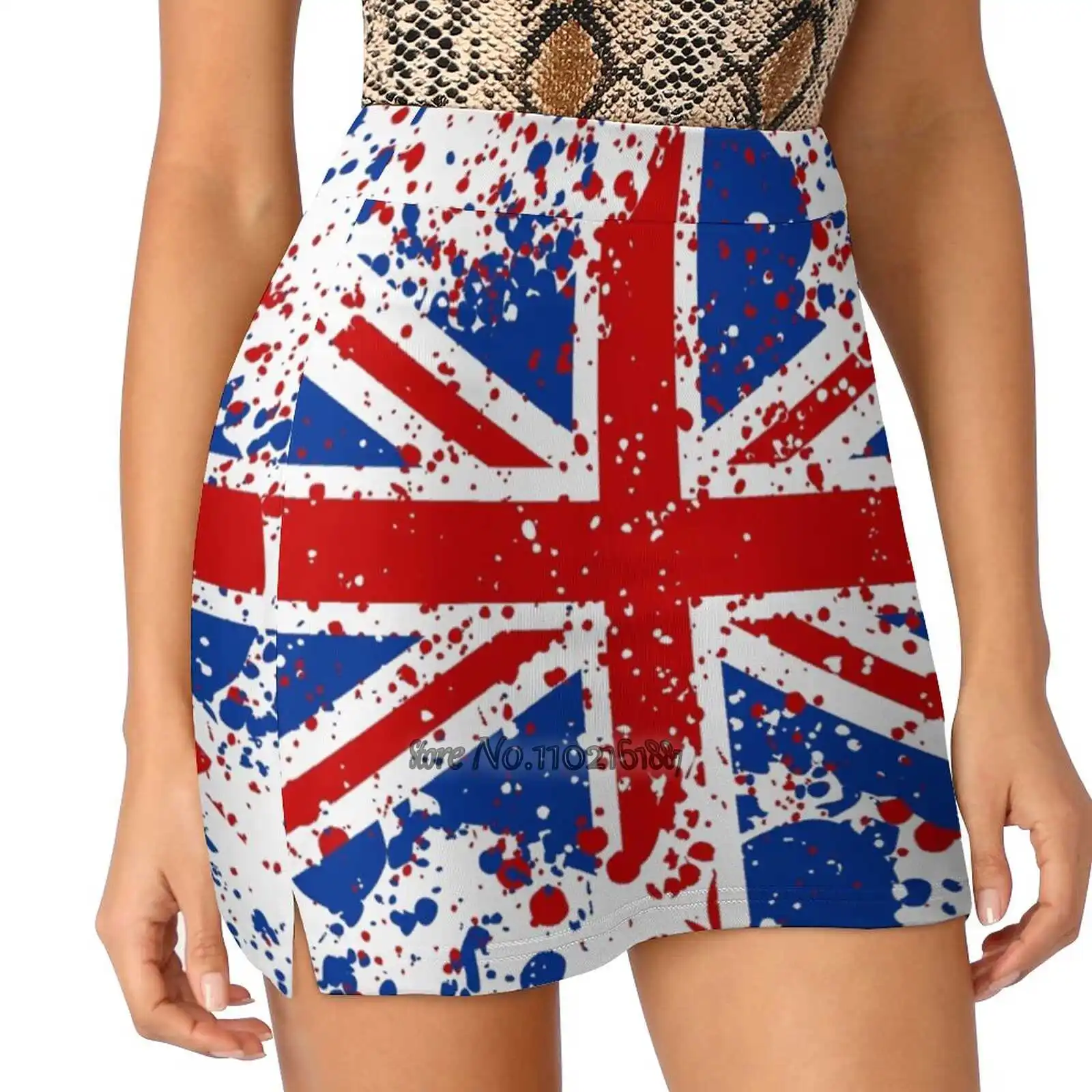 Skirt Sexy A-line Harajuku Shorts Skirt With Phone Pockets S