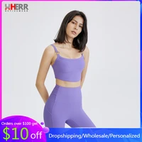 x herr quick dry gym sports bra for women push up medium impact workout crop top breathable exercise trainning activwear 2022
