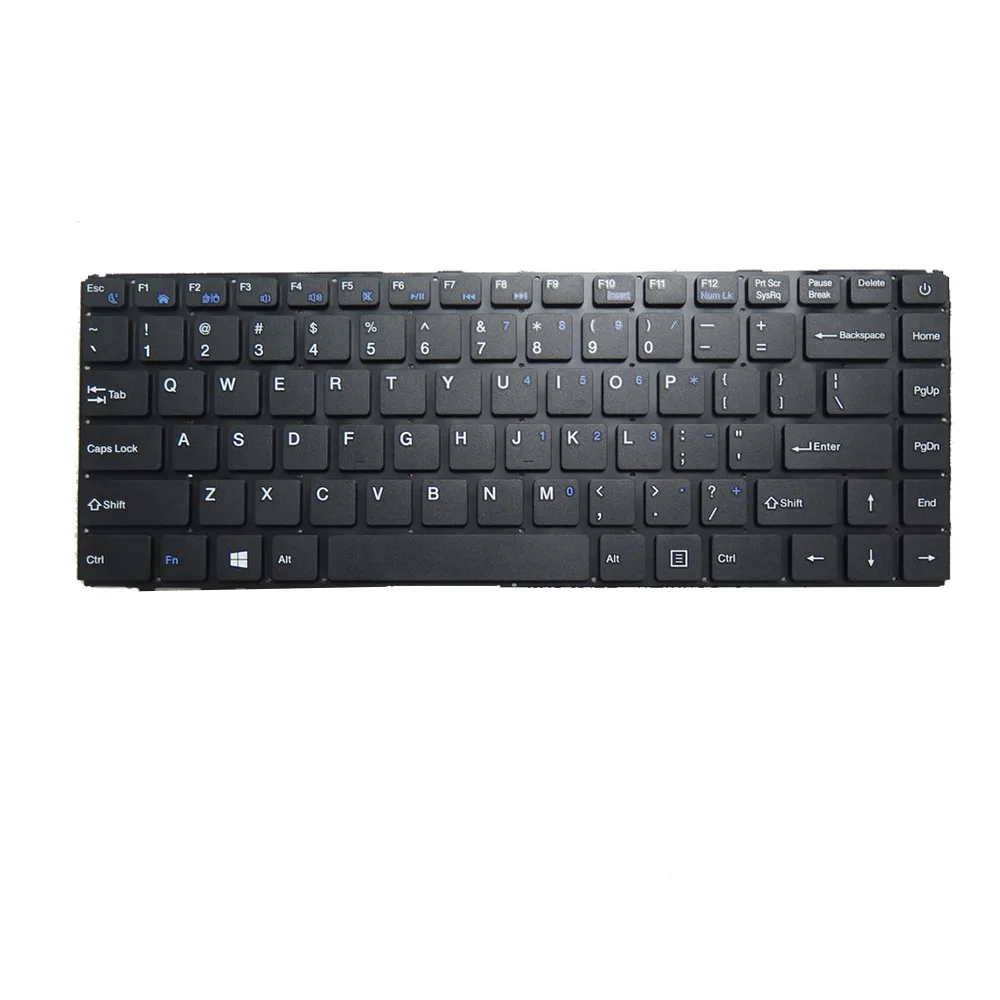 Клавиатура ноутбука для HAIER U1500EM U1520EM U5100SD без рамки черная США