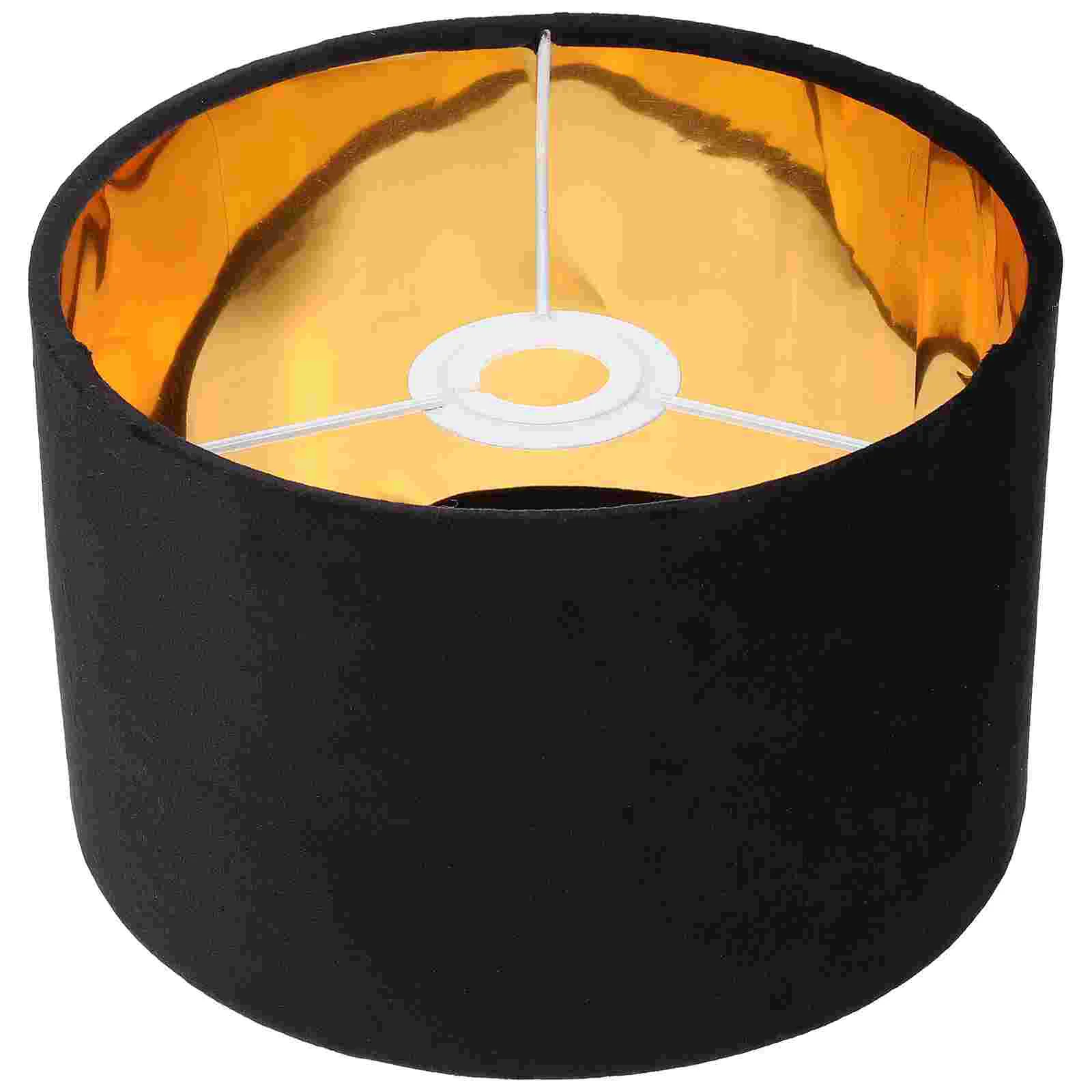 

Lamp Light Accessory Lampshade Shade Cloth Cover Shades Table Craft Decorretro Lamps Fabric Use Linen Ornament Desktop Home