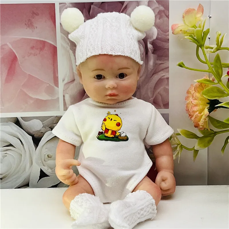 

Кукла новорожденная Мягкая силиконовая, 6 дюймов