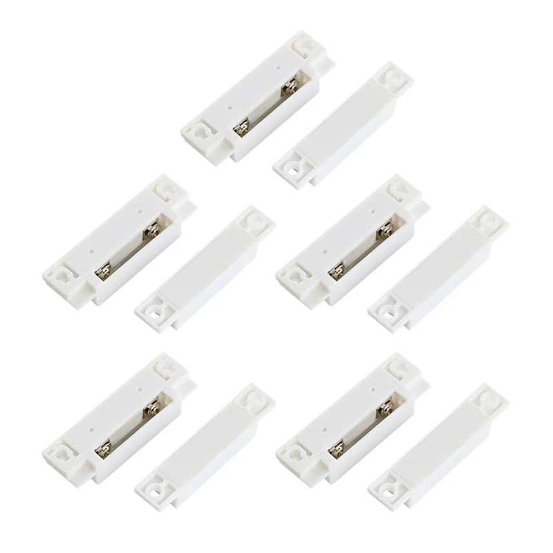 

OFBK MC-31 Wired Window Door Contact Sensor for Home Security Burglar Alarm Systems Magnetic Door Sensor White Color 5 Pcs