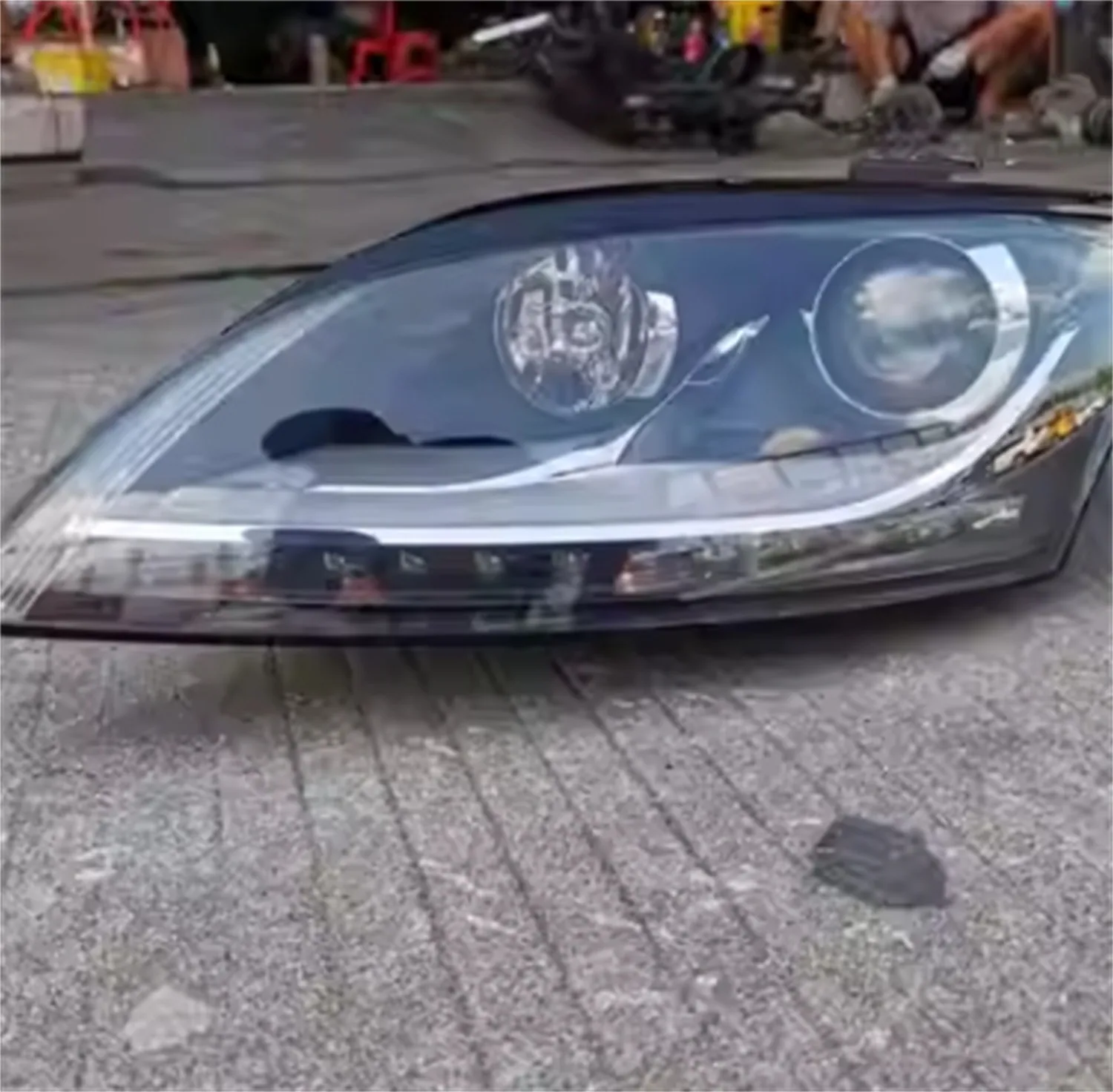 Автомобильные светодиодные фары для Audi TT дневные ходовые огни ближнего и