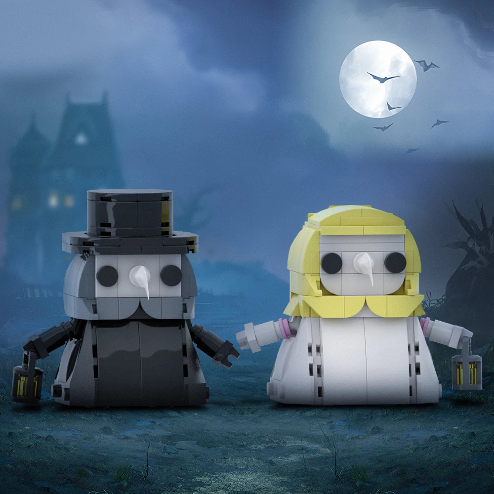 Конструктор MOC Хэллоуин монстр флега врачи набор конструктора для пар Детские