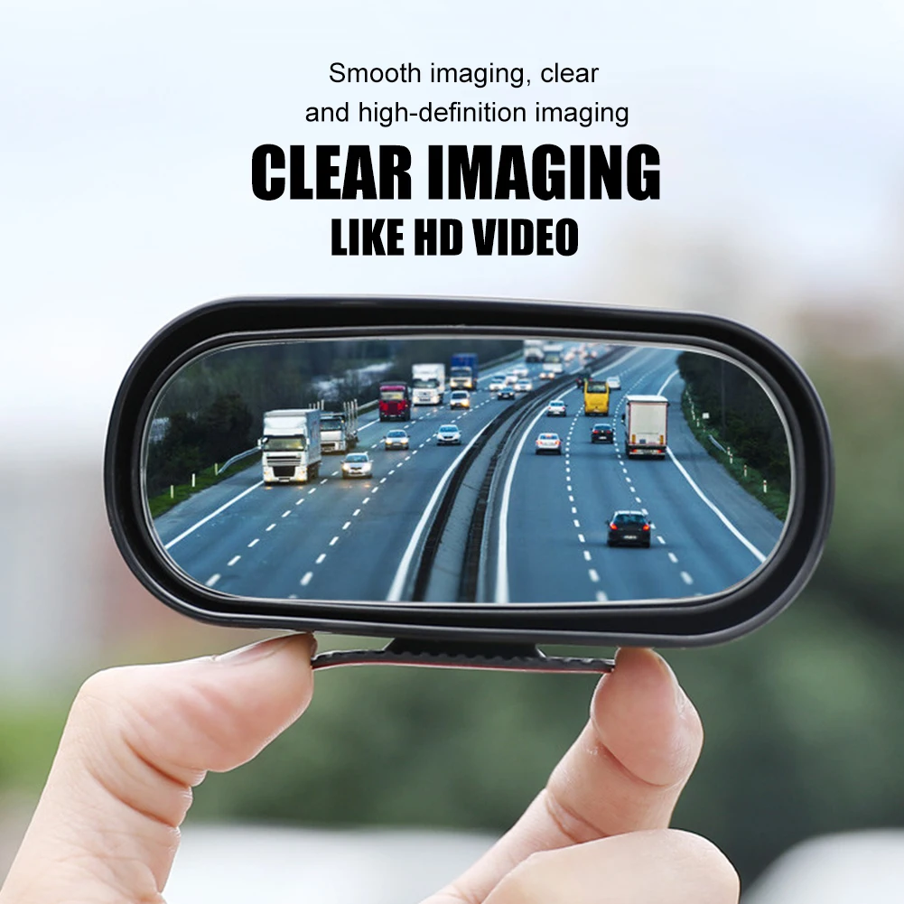 

360Degree Adjustable Wideangle Blind Spot Mirror Selfadhesive Car Rearview Mirror Universal Reversing Reversing Auxiliary Mirror