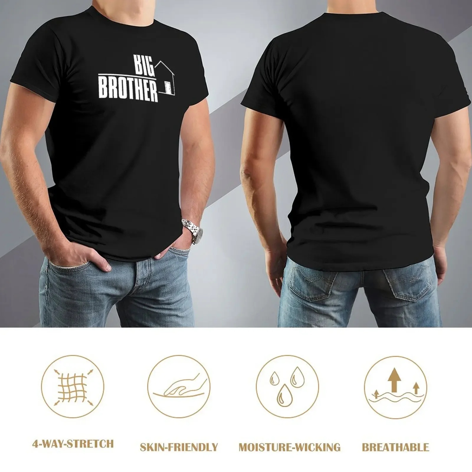 Футболка Big Brother Reality TV Show возвышенные большие размеры милая одежда с графикой и