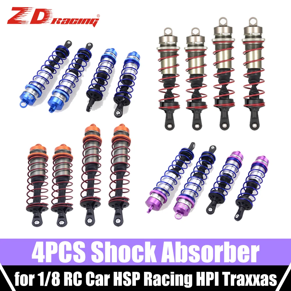 ZD Racing 4 шт. металлический амортизатор 120 мм передний и 143 задний Подвеска для 1/8