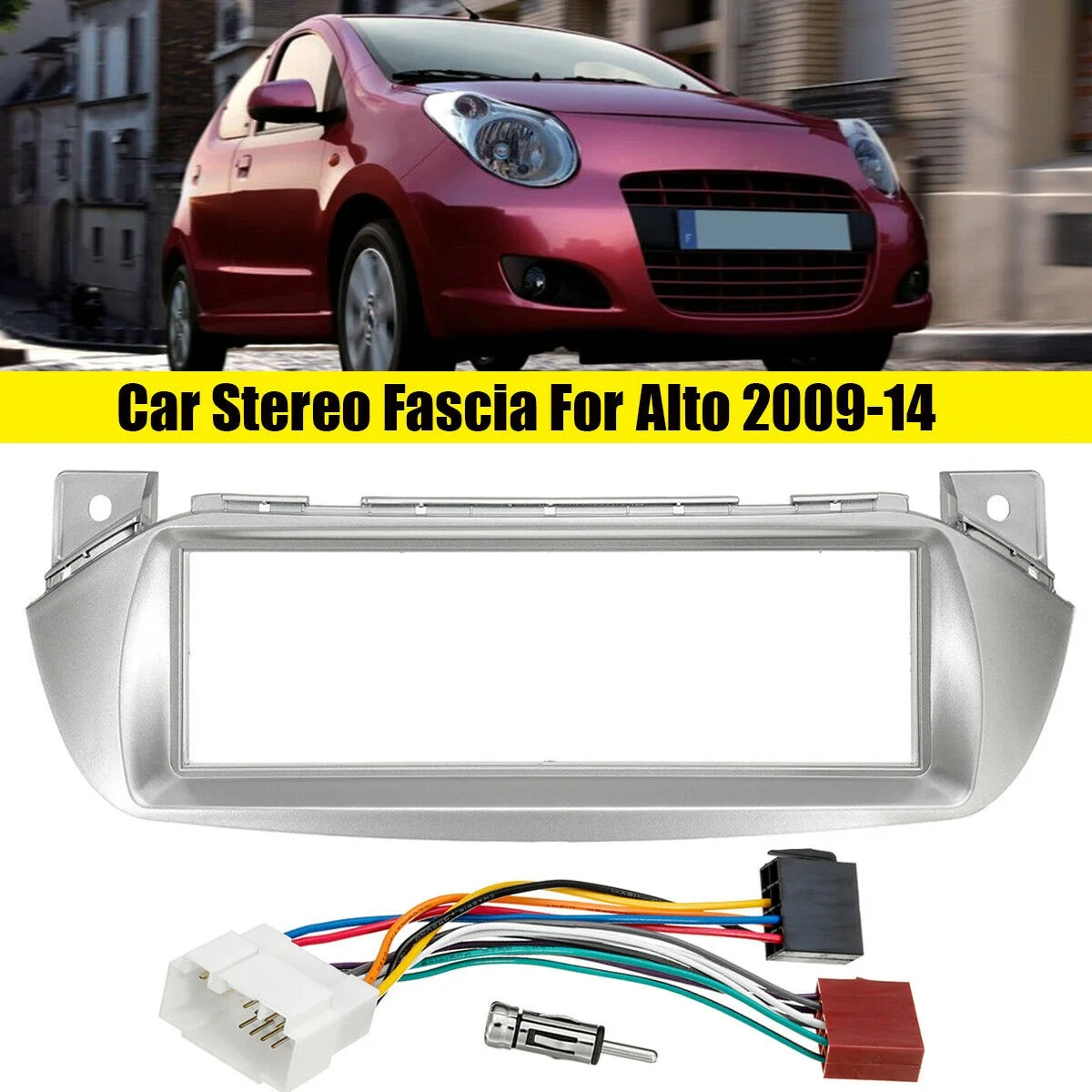 Фото Автомобильная стереосистема Fascia ISO Aerial Fitting Kit для Suzuki Alto Pixo 2009-2014 гг. №2