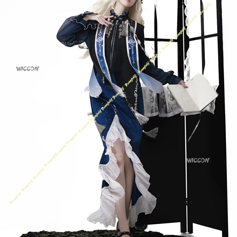 Фото ‌ ‌ ‌ ‌ ‌ BWuthering Waves Cartethyia Lolita Готическая ведьма Хэллоуин Косплей Костюм Аниме Наряд Вечеринка Карнавал Хэллоуин Косплей ‌ №2