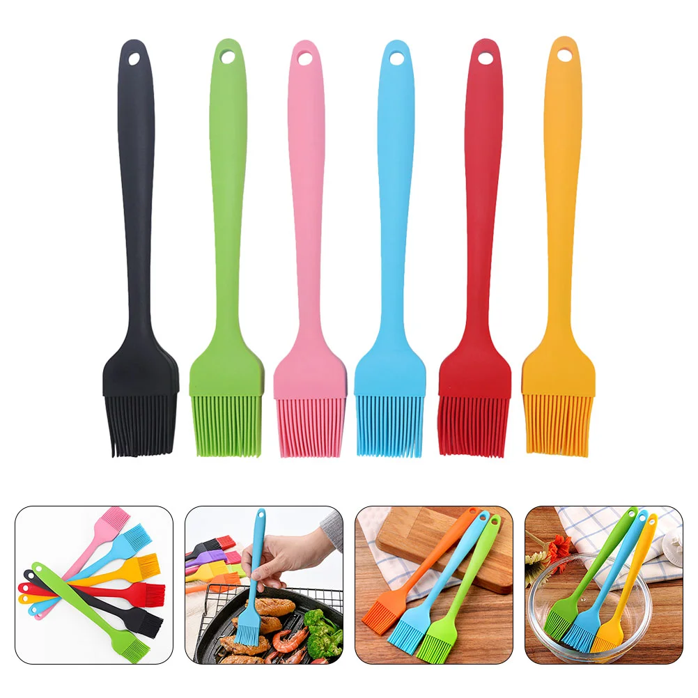 

Brush Oil Cooking Saucebrushes Basting Pastry Bbq Grill Silicone Meat Bakingbarbecue Kitchen Marinating Glazing Baster Marinade