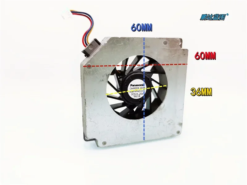 Турбонагнетатель Panasonic 60*60*12 мм измерение скорости вентилятор 5 В 6 см 6012 UDQFRPH01CFJ