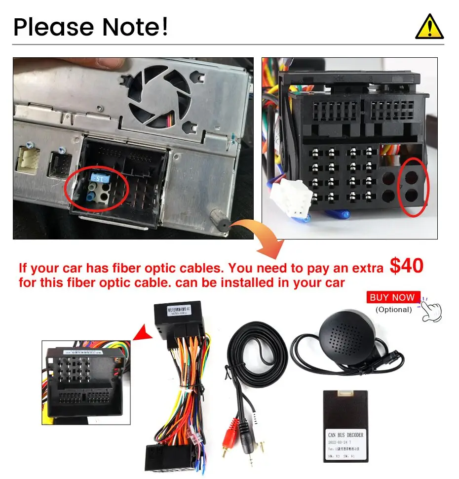 Автомобильный мультимедийный радиоплеер Navifly дополнительный кабель canbus для Hyundai