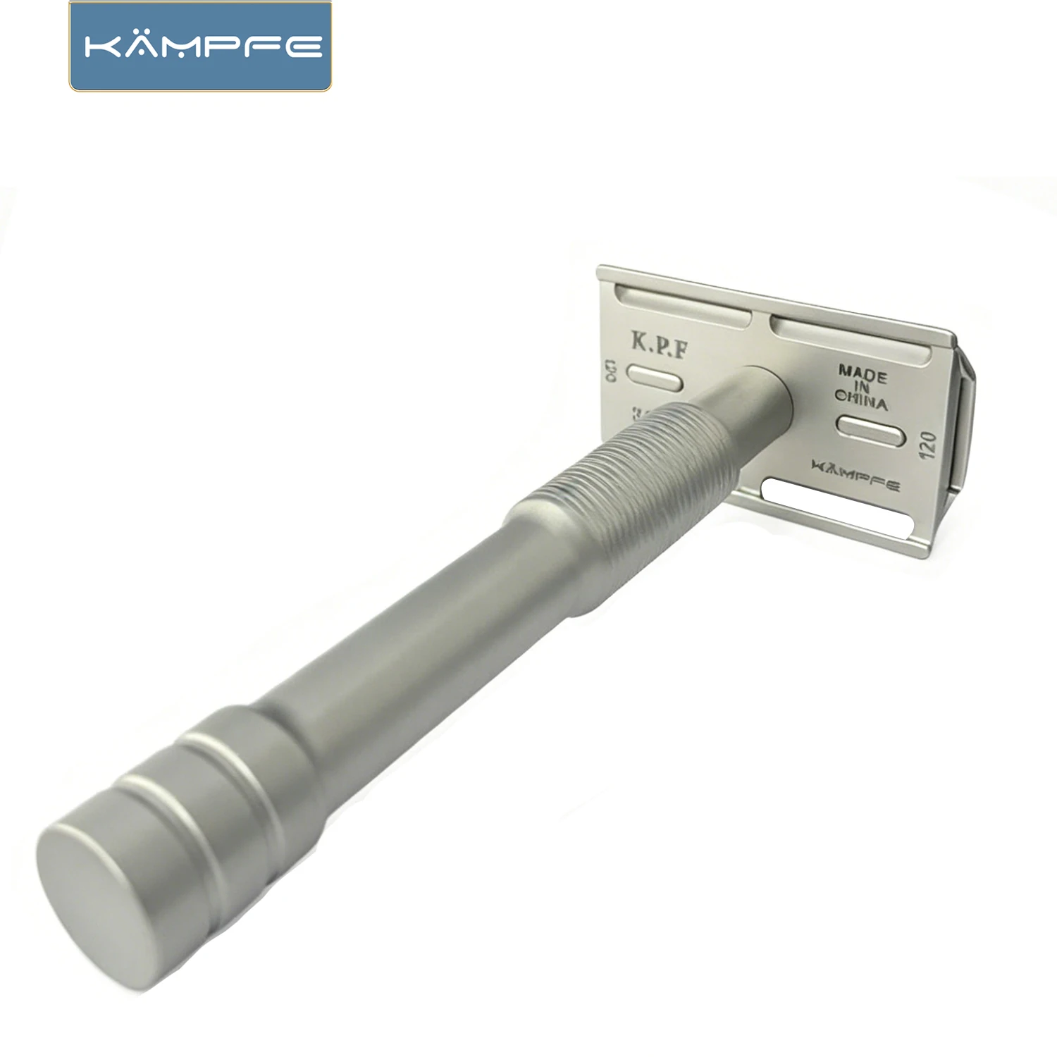 Фото Бритва KAMPFE Double Edge Safety Razor CNC для ручного бритья, из нержавеющей стали, с закрытым гребнем, не вызывающая раздражения, подарок на День отца №1