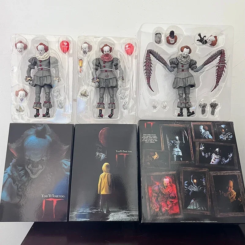 Экшн-фигурка NECA Pennywise Joker игрушечная кукла ужас Хэллоуин рождественский подарок 18