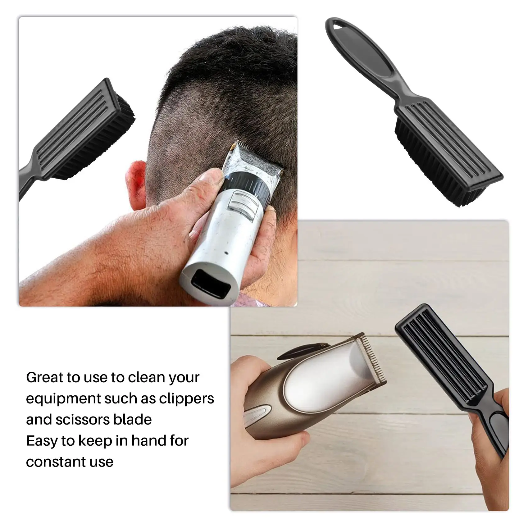 3 шт. щетка для выцветания расческа ножницы чистки парикмахерская выцветающая