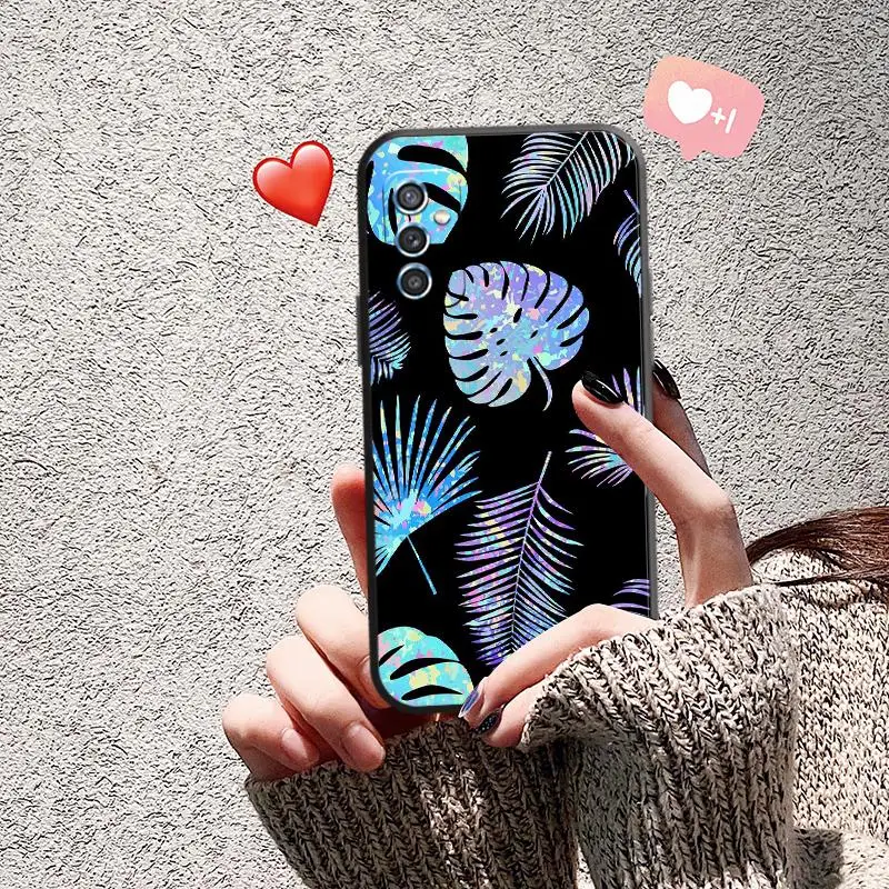 

Colorful Leaves Phone Case For Samsung M30S M31S M22 M30 M11 M30S M32 M51 M52 5G M10 M12 M31 M20 Qk0u Silicone 2021 Plain