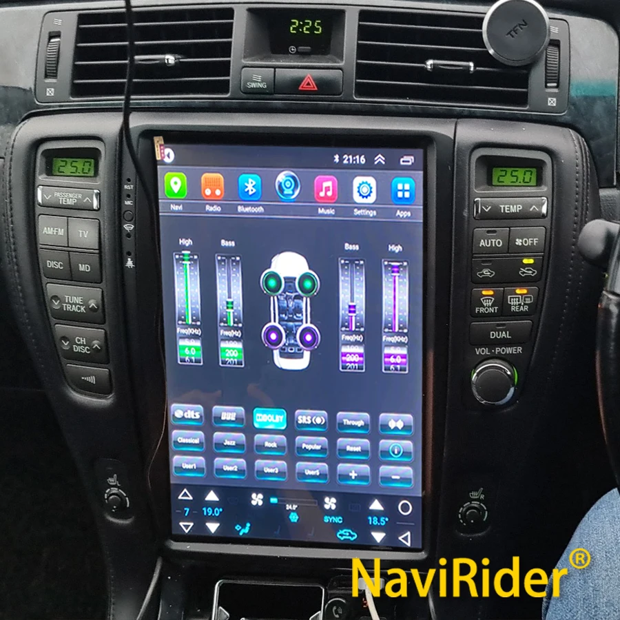 

256GB 12.1" Car Android 13 Screen For Toyota Crown S182 S184 2004 2005 2006 Multimedia Video Player GPS Stereo CarPlay HeadUnit