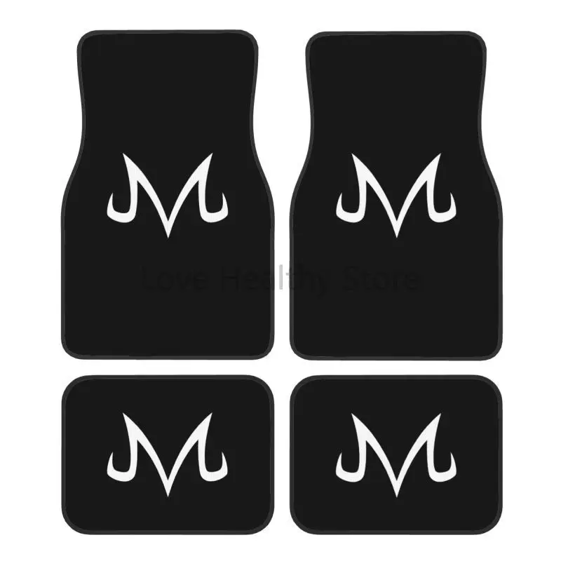 Автомобильные коврики Majin Buu из 4-х предметов передние и задние для ног с резиновой