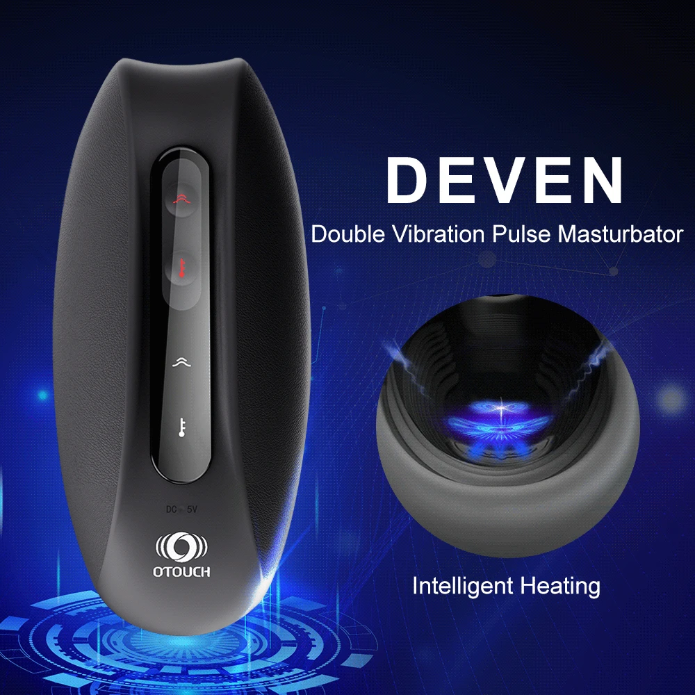 OTOUCH Deven Masturbator Automatic Masturbator With 6 Vibration Modes Sex Toys For Men Splashproof Whisper Quiet Gifts For Men