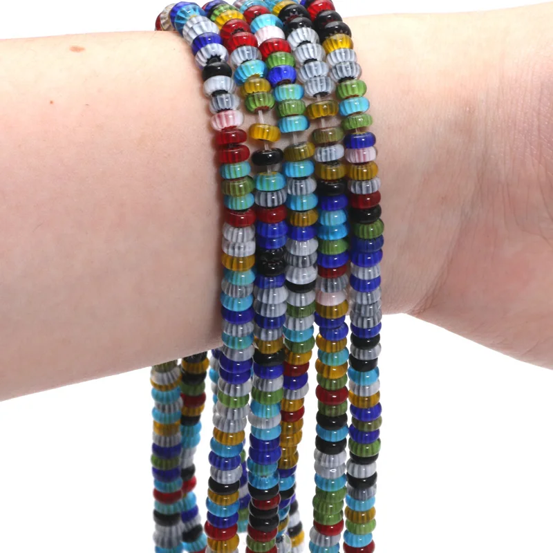 Бусины Из венецианского стекла диаметром 6 мм