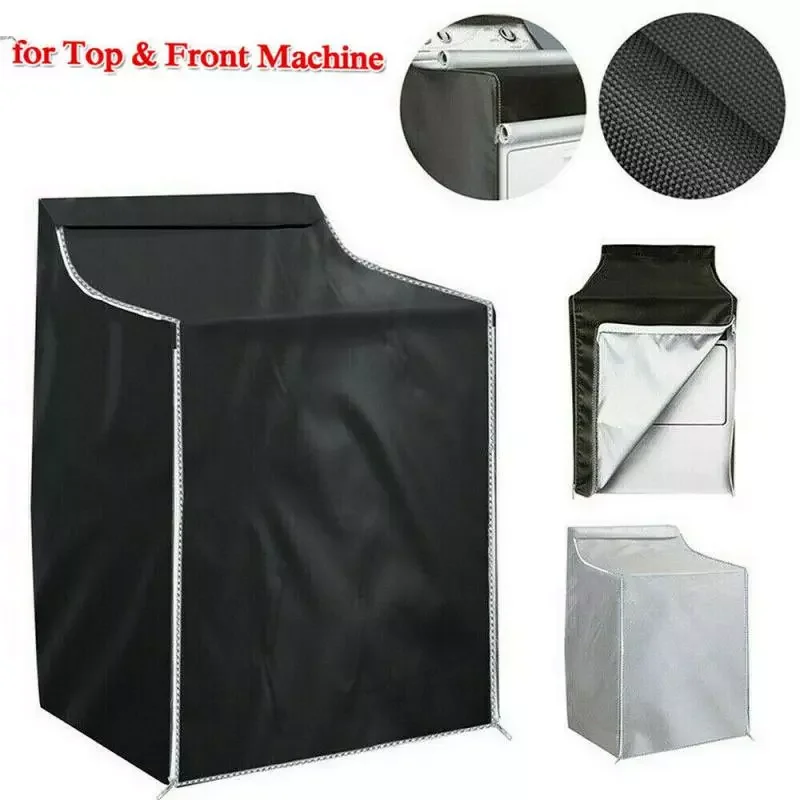 

Washing Machine Cover Balcony Waterproof Dustproof Sunscreen Dryer Washing Machine Protective Cover Wash Dryer Bathroom Products