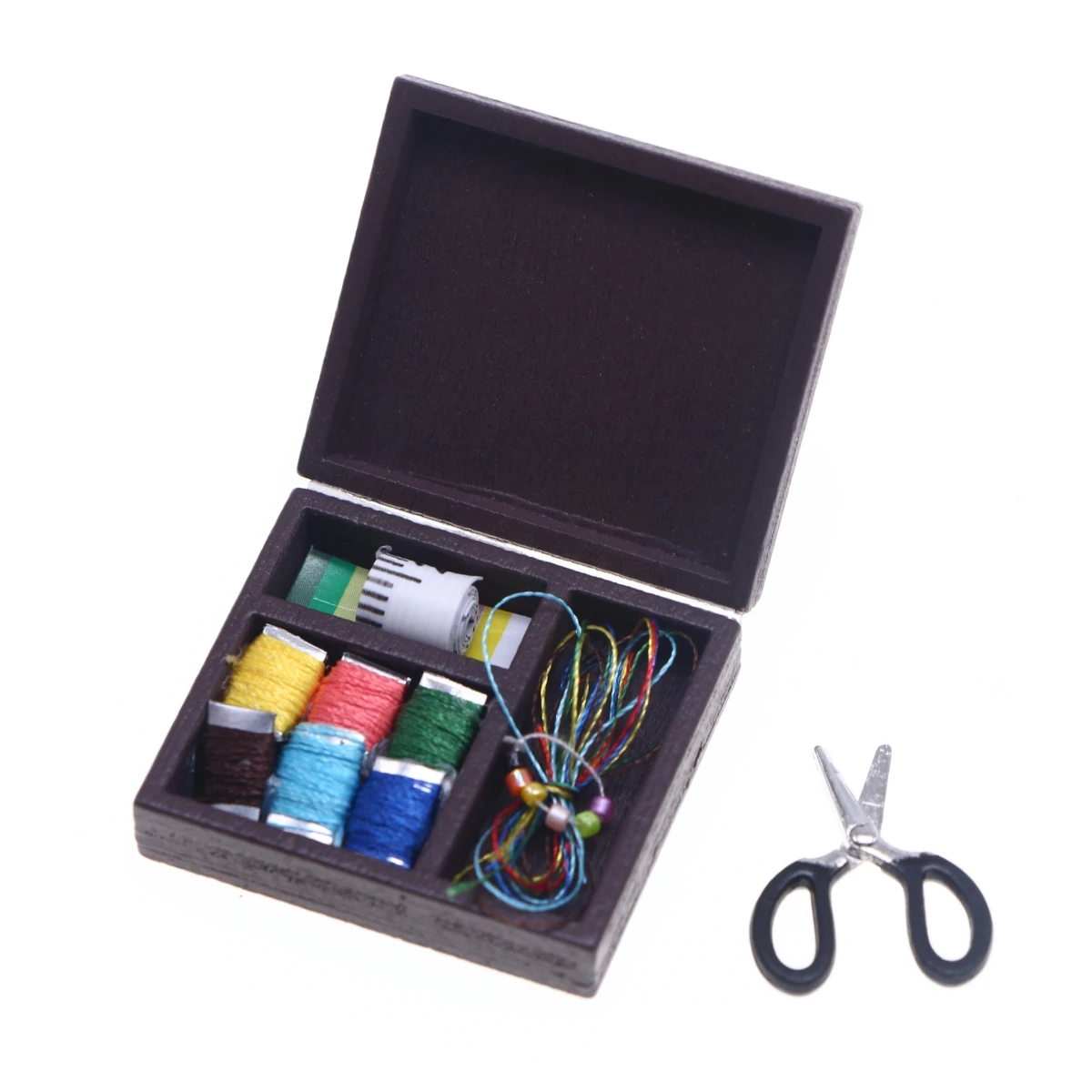 Винтажный деревянный набор для рукоделия