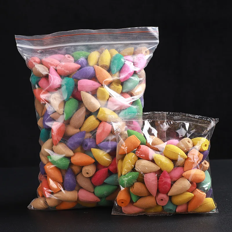 

Backflow Incense Cones Pack of 30 pcs Mixed Flavor Natural Incense Floral Lavender Sandalwood Aloes for Tea Room Yoga Room