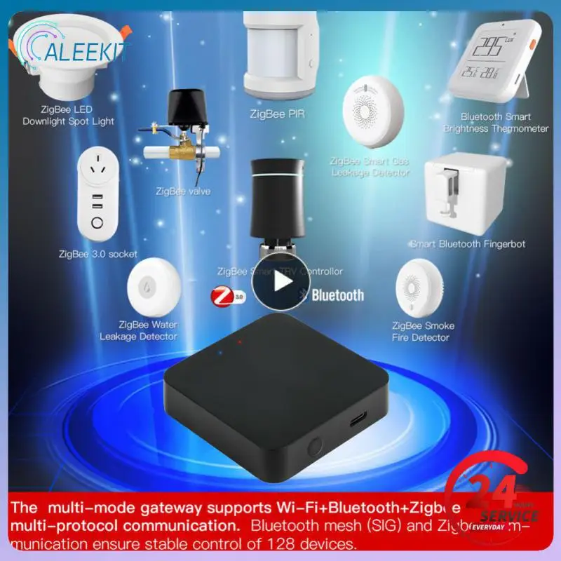 

Automation Multi-mode Gateway Remote Control Zigbee 3.0 Mesh Hub Smart Gateway Via Alexa Google Home Tuya Zigbee 3.0