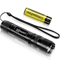 uniquefire xm l2 led mini handheld tactical white light flashlightbattery 1200lm 3modes portable pocket super bright torch camp