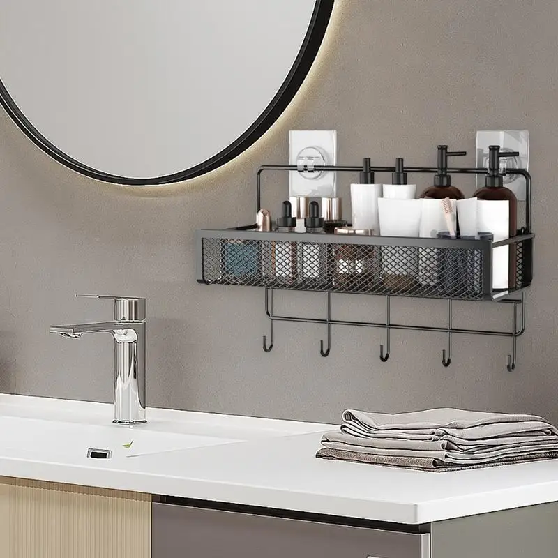 Настенные корзины для ванной комнаты сетчатые органайзеры настенные стены