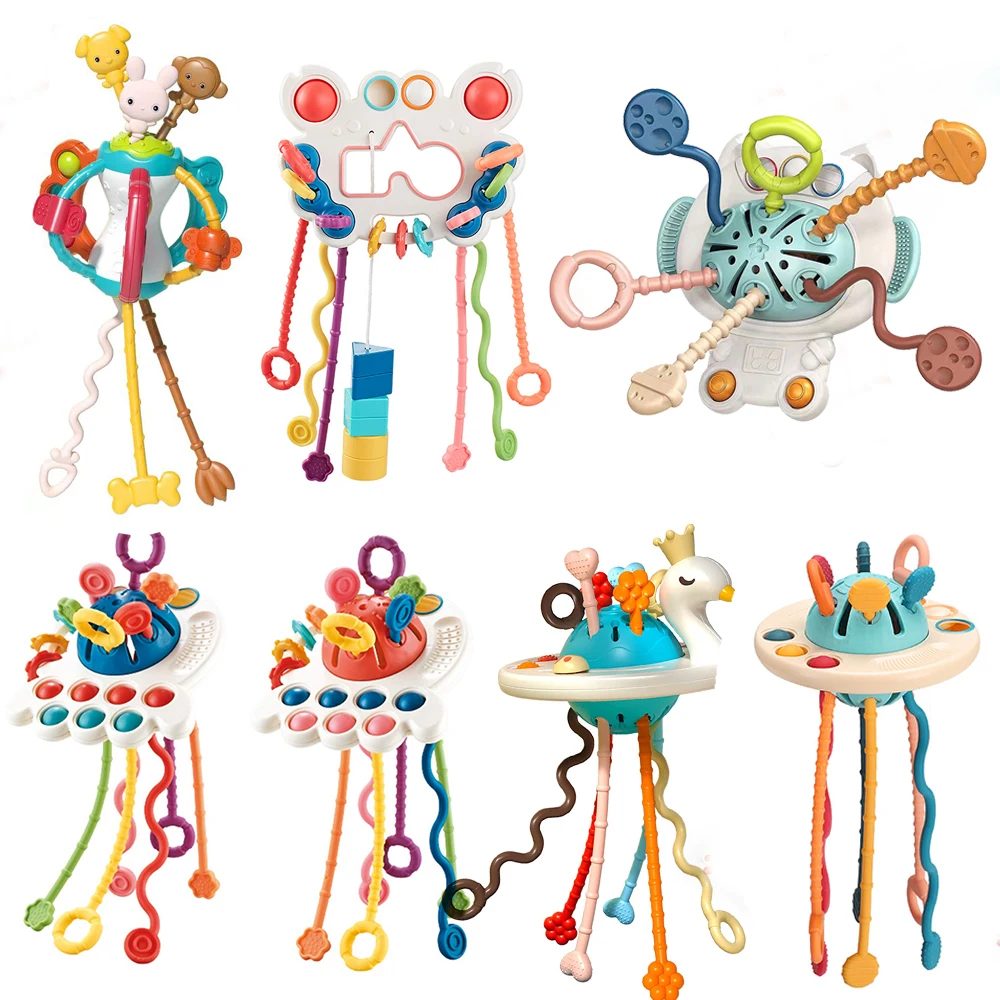 

3 в 1, развивающие игрушки для детей 0-12 месяцев