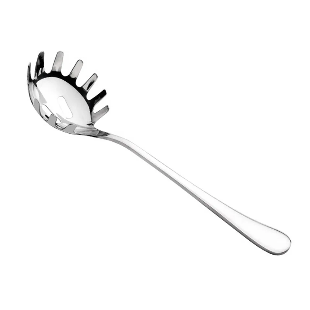 

Pasta Spoon Spaghetti Server Fork Noodle Strainer Stainless Scoop Kitchen Utensil Steel Servingforks Utensils Tongs Slotted