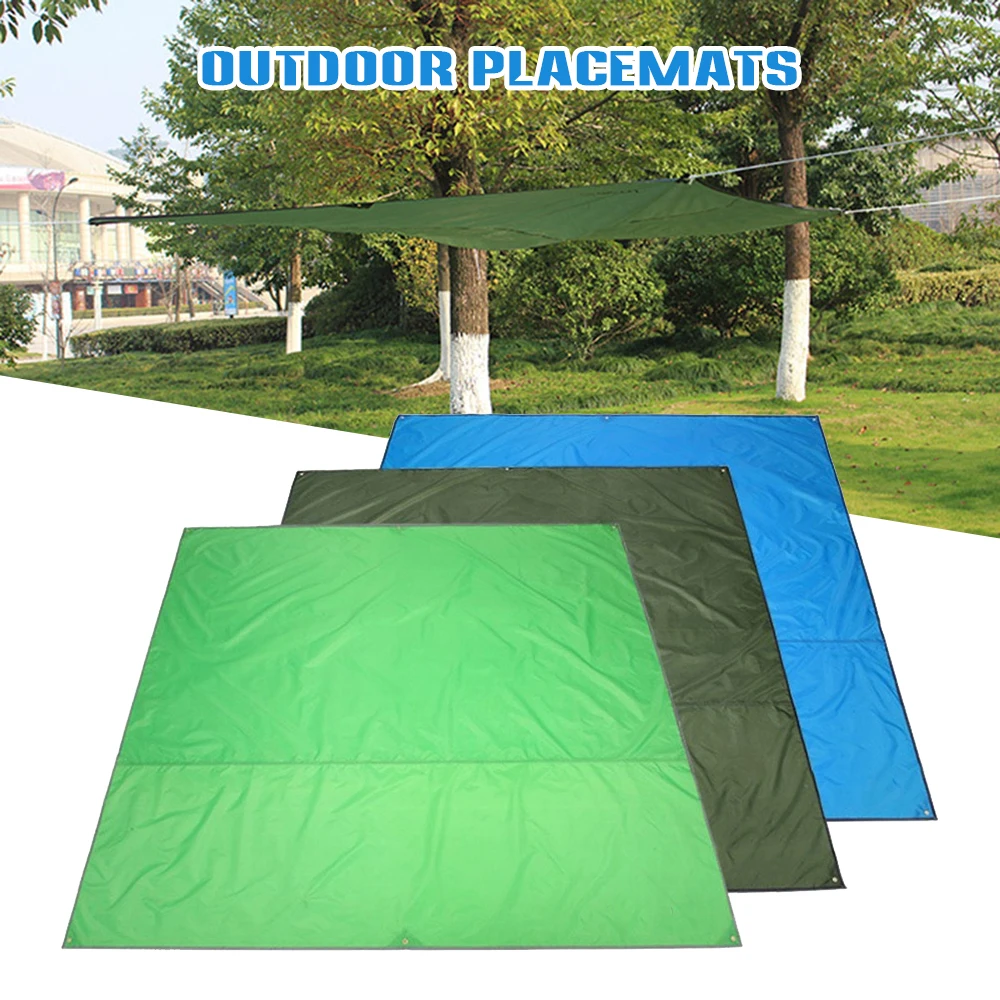 Водонепроницаемый брезент для кемпинга утолщенный пикника яркий прочный пляжа