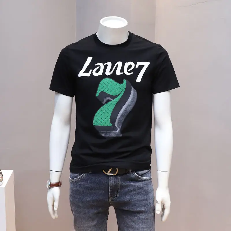 

2022 Summer New Men's Printed Short Sleeve T-Shirt