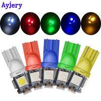 ayjery 1000pcs for truck dc 12v24v t10 w5w 194 168 lamp 5 smd 5050 led maker dome interior wedge side lights bulbs white blue