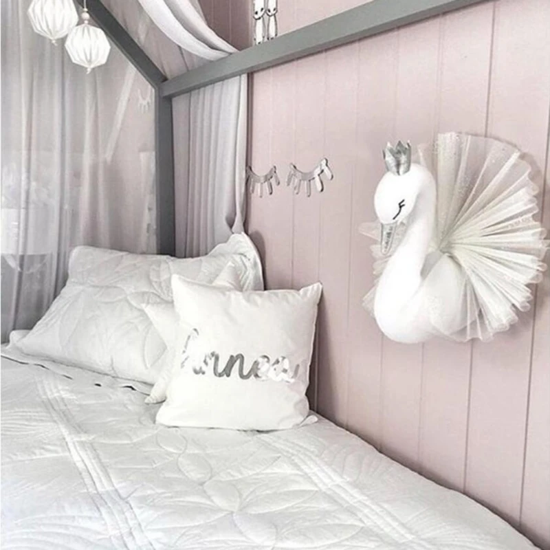 

Crown Swan Head Pendant Decorative CharmDormitory Wall Window Decoration
