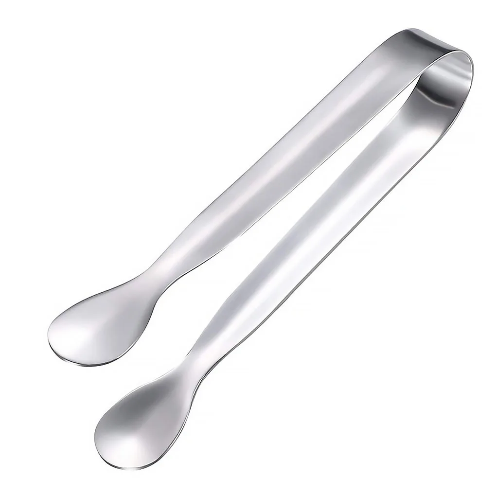 

Stainless Steel Tongs Cubes Barbecue Clip Salad Food Ice Cube Gadgets Clips Home Use for Cooking Wedding Hotel Bar