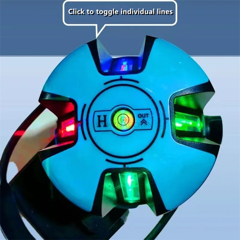 5 линий 6 точек лазерный уровень фиолетовый синий зеленый красный автоматическое