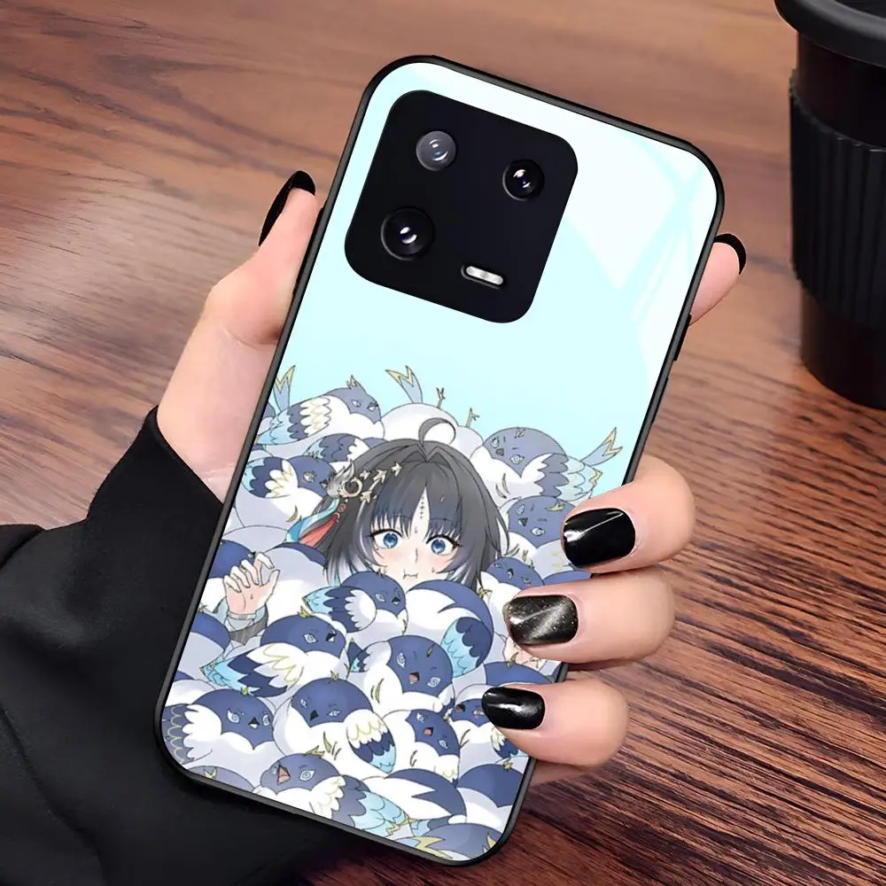 Чехол для телефона Wuthering Waves-S Yangyang Xuanling для Xiaomi 17 15 14 13 12 Mi 11 X T Ultra Pro Lite 5G, черный, стеклянный (art.: 3920dc7abbaeb) - 3920dc7abbaeb