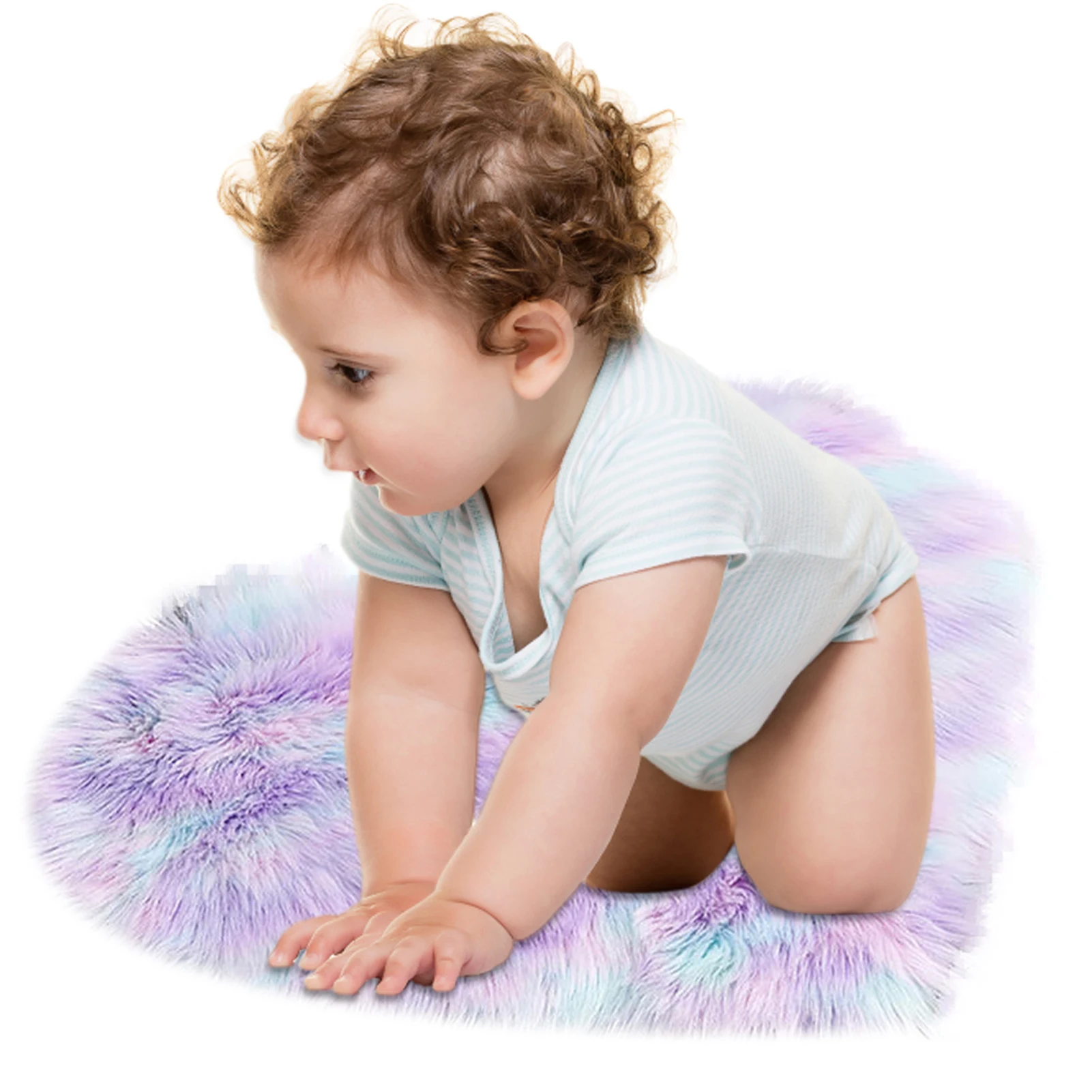 

Soft Faux Fur Rug Love Heart Colorful Rugs Artificial Wool For Living Room Sofa Cushion Fluffy Bedside Rug Plush Bedroom Decor