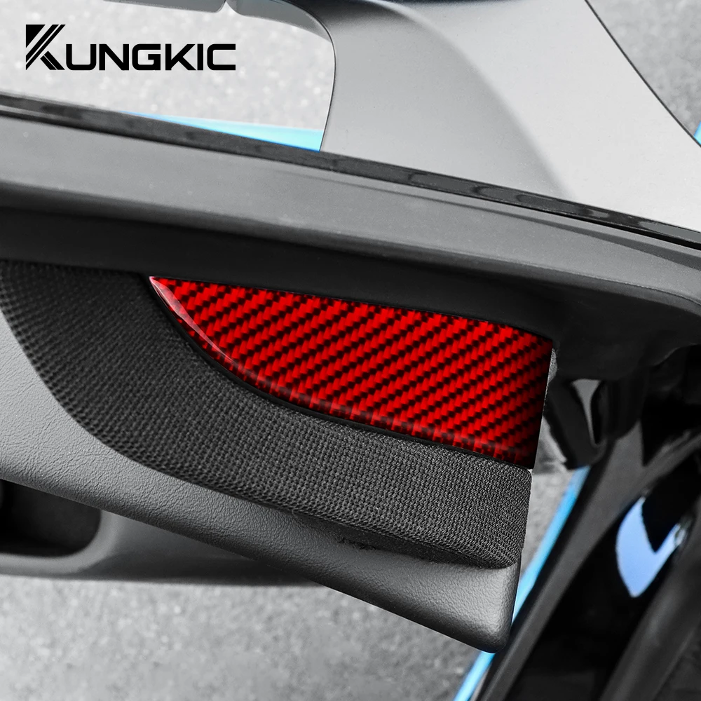 Настоящая мягкая наклейка из углеродного волокна для Tesla Model 3 Highland 2024 внутренняя