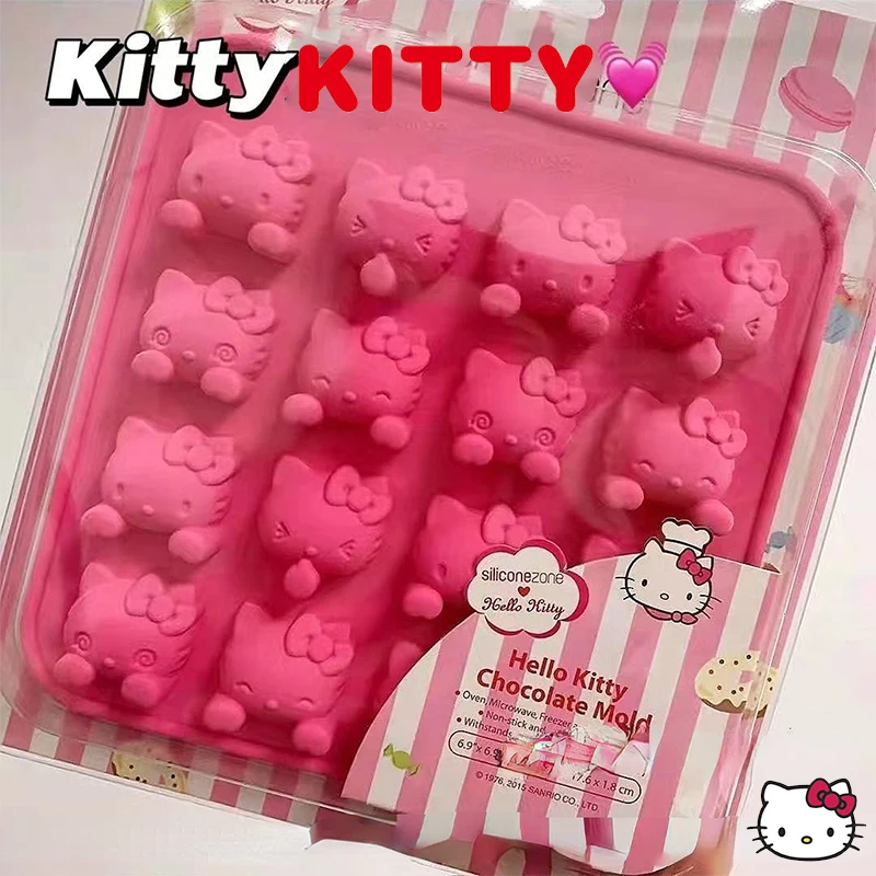 Формы для льда Hello Kitty лоток мороженого домашние милые лотки многоразовые