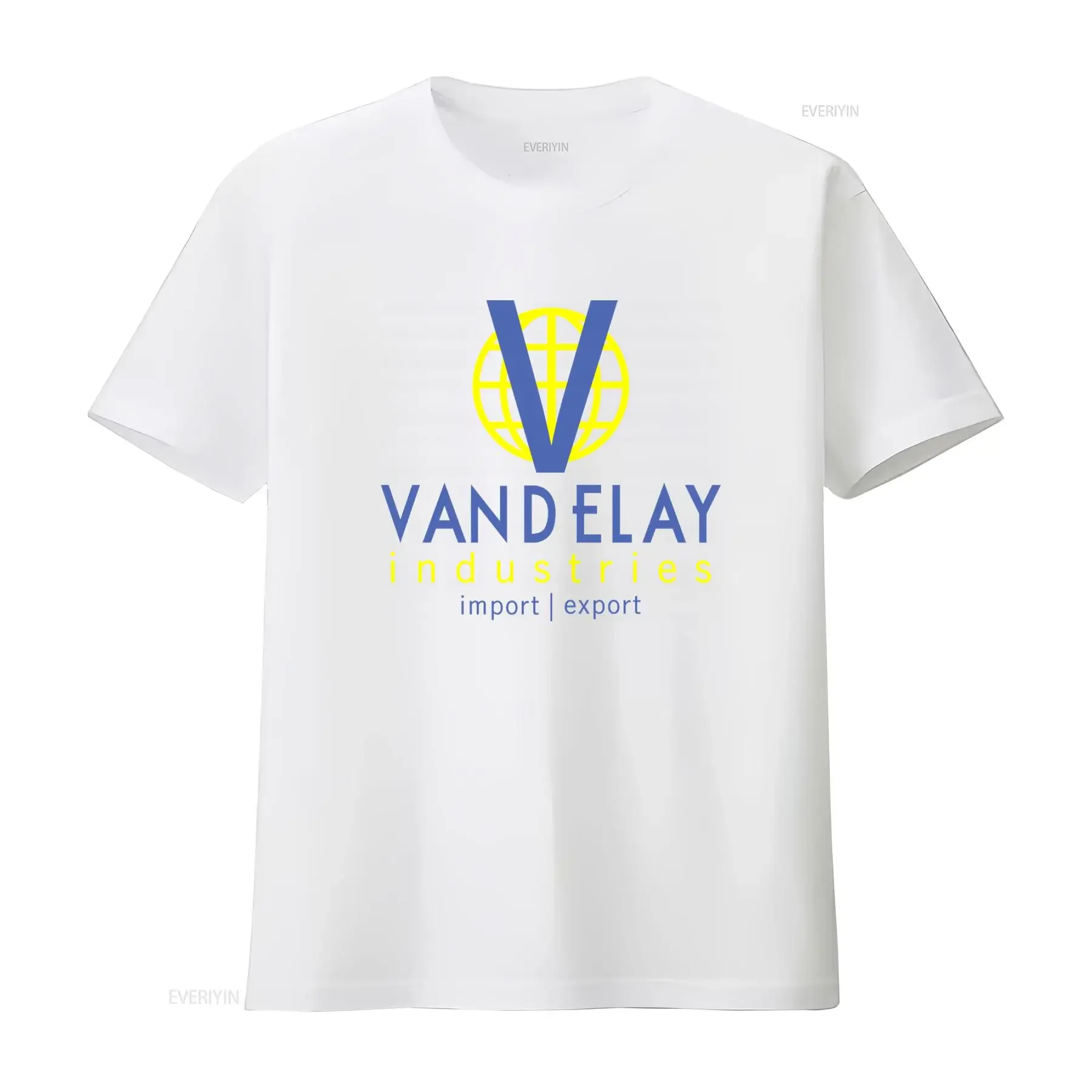 Фото Футболка Vandelay Industries Import Export, хлопковая, винтажная, с эффектом потертости, в стиле Синфелда, Джордж Костанца, мягкая, слегка в стиле стритвир. №3