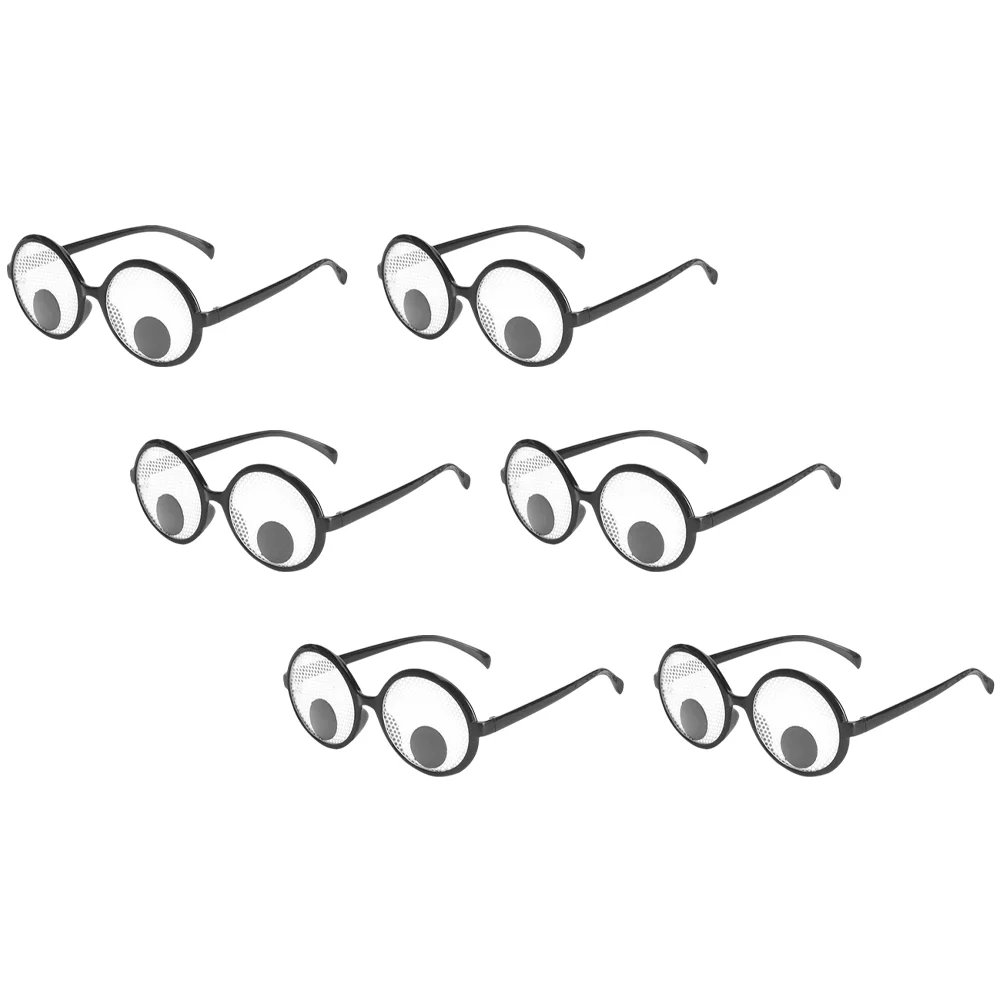 Солнцезащитные очки Googly маскировка глаз пластиковые забавные аксессуары для